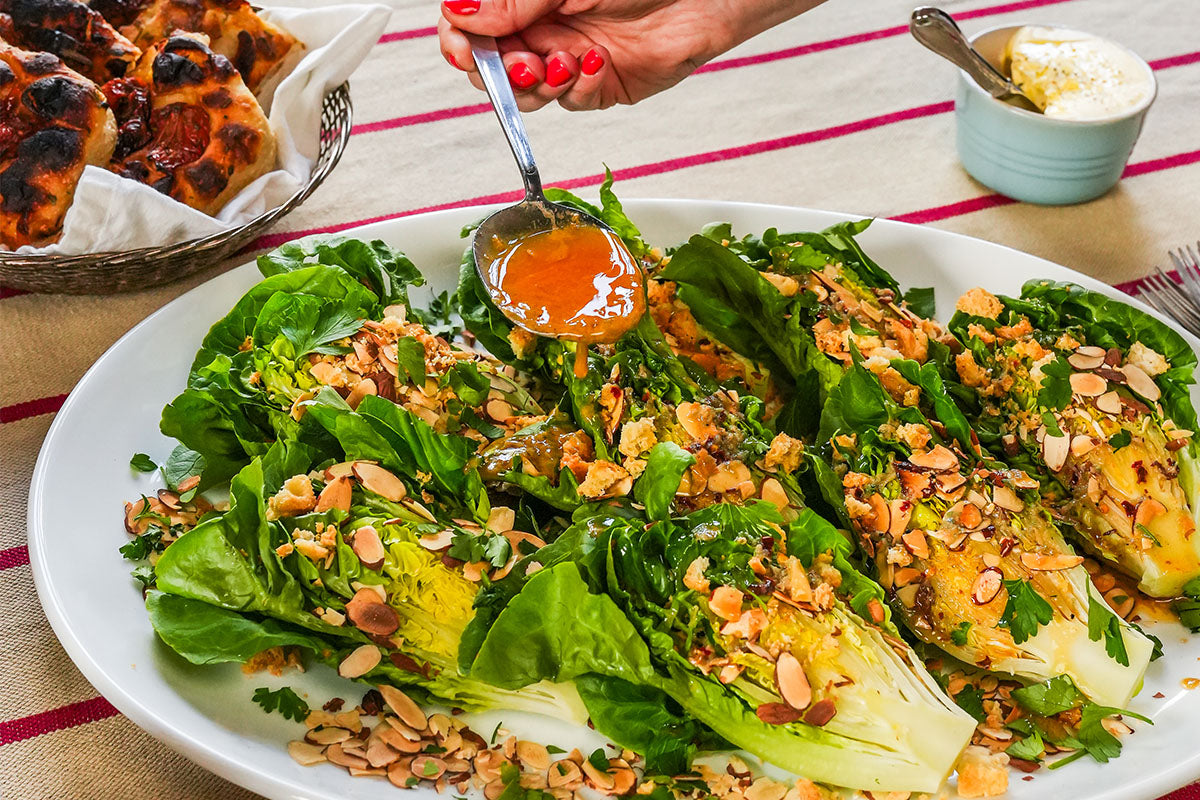 Little Gem Almondine Salad
